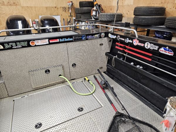 Boat Decal Placement 2025 on the Snader Raider