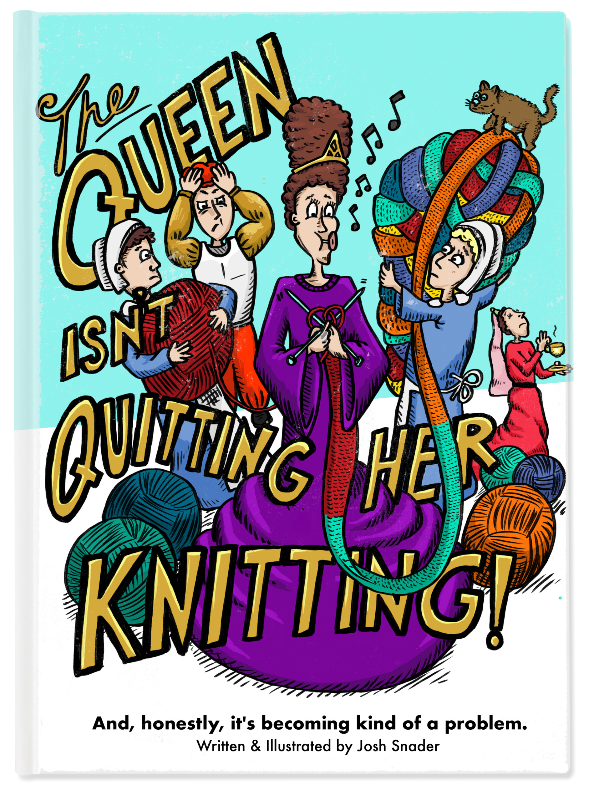 The Queen Isn't Quitting Her Knitting!